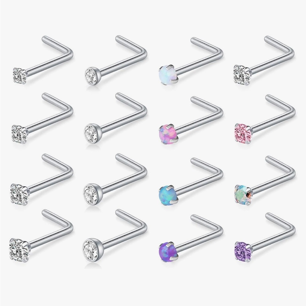 Nose studs surgical stainless steel